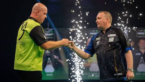 Glen Durrant (rechts) beendet seine Karriere