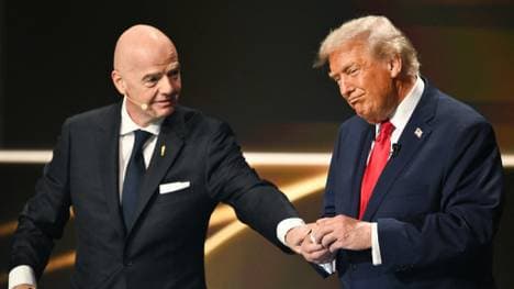 Gianni Infantino und Donald Trump bei der WM-Auslosung