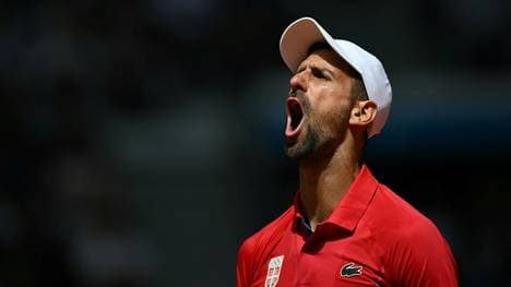 Ganz viel Emotion: Novak Djokovic