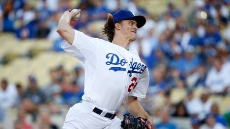 Zack Greinke spielte die letzten zwei Jahre für die Los Angeles Dodgers