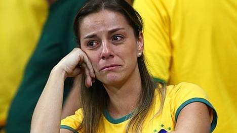 Brasiliens Fans weinten nach dem Aus im Halbfinale