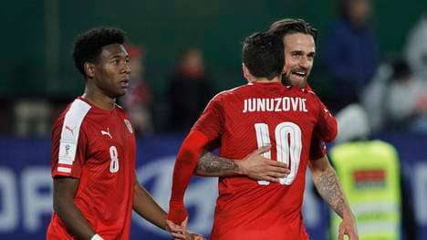 Martin Harnik (rechts) lief insgesamt 68 Mal für Österreich auf