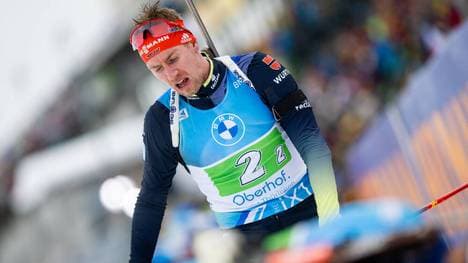 Johannes Kühn war der große Pechvogel bei der Männer-Staffel