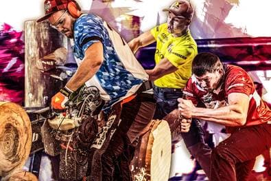 Wer krönt sich zum besten Holzfäller der Welt?