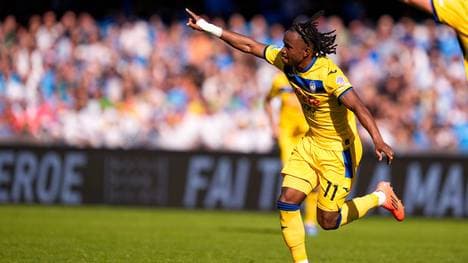 Ademola Lookman erzielte gegen Neapel einen Doppelpack