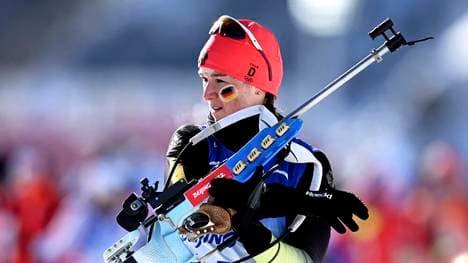 Denise Herrmann-Wick freut sich über den Zuwachs im Biathlon
