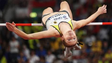 Imke Onnen konnte ihre Leistung aus der Qualifikation beim Hochsprung-Finale nicht wiederholen