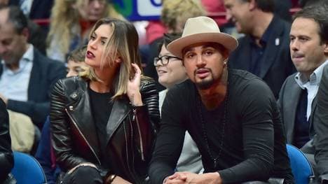 Kevin-Prince Boateng mit seiner Freundin Melissa Satta
