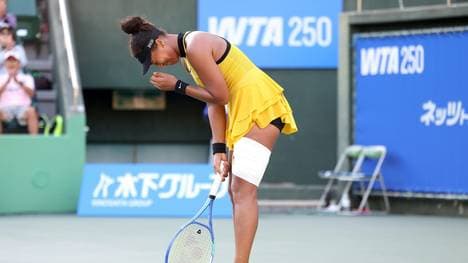 Verletzt: Naomi Osaka