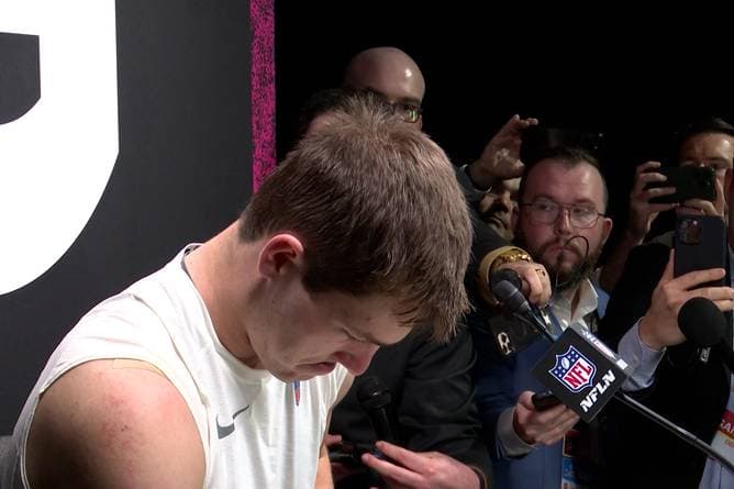 Plötzlich bricht Patriots-Star Maye in Tränen aus