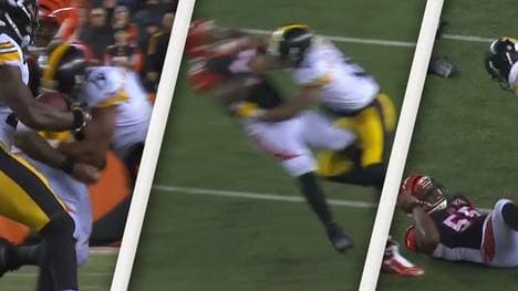 Juju Smith-Schuster räumte Vontaze Burfict böse um