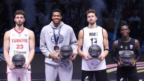 Franz Wagner dachte bei der Siegerehrung an seinen Bruder Moritz