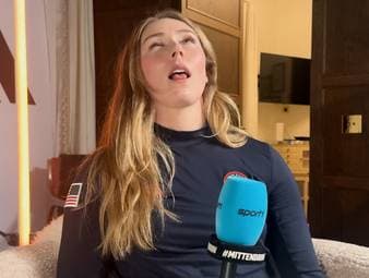 Mikaela Shiffrin berichtet im exklusiven SPORT1-Interview im Adidas-Haus in Cortina von der Party-Nacht nach ihrer Goldmedaille.