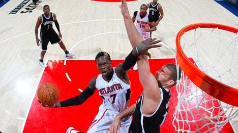 Dennis Schröder möchte mit den Hawks den dritten Sieg gegen die Nets holen