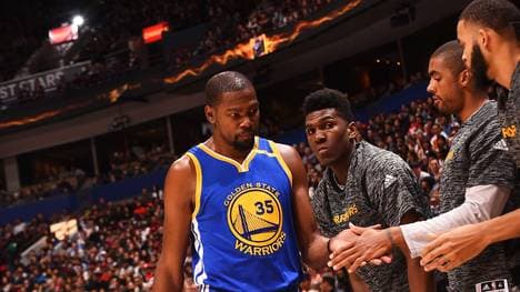Kevin Durant traf bei seinem Debüt nur zwei von neun Würfen