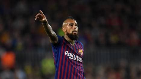 Arturo Vidal steht beim FC Barcelona in der Startelf