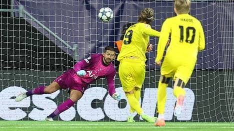 Kasper Högh schoss den Elfmeter gegen Tottenham deutlich drüber