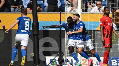 Hoffenheim feiert einen wichtigen Dreier im Abstiegskampf