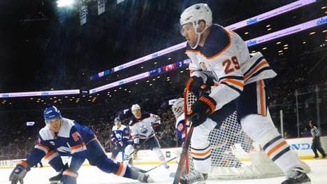 Leon Draisaitl hat gegen die San Jose Sharks zwei Tore erzielt