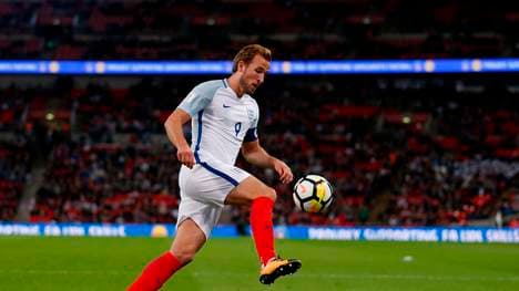 Harry Kane führt die englische Nationalmannschaft an 