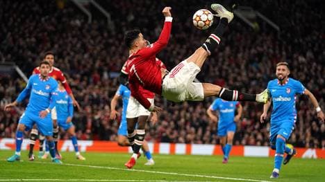 Cristiano Ronaldo schied mit Manchester United aus