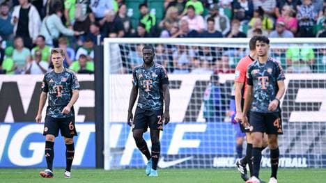 Dayot Upamecano (r.) sah in Wolfsburg nicht immer souverän aus