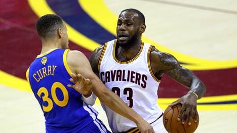 LeBron James stellt Stephen Curry bislang in den Schatten