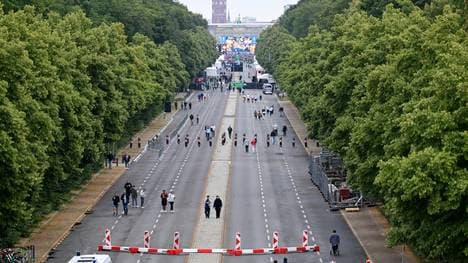 Die Fanzone vor der Siegessäule