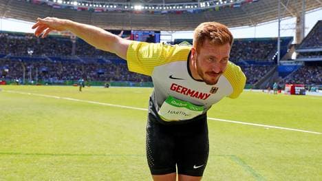 Christoph Harting zog mit der Art und Weise seines Jubels viel Kritik auf sich