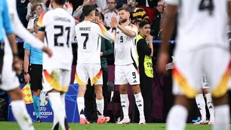 Kai Havertz und Niklas Füllkrug