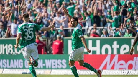 Claudio Pizarro traf für Bremen zum Sieg