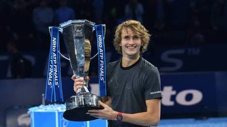 Alexander Zverev gewann 2018 die ATP Finals in London
