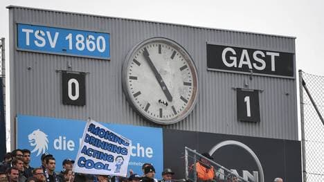 1860 München beklagt Diebstahl der Ziffernblätter an der Anzeigetafel