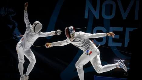 Richard Schmidt (l.) verlor im Halbfinale gegen Yannick Borel