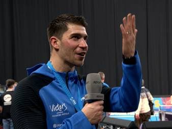Patrick Franziska macht mit seinem Sieg gegen Anton Källberg Saarbrückens Pokal-Triumph über Düsseldorf klar. Der Olympia-Silbermedaillen-Gewinner verrät, wie jetzt gefeiert wird.