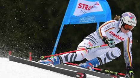 Ski alpin, Riesenslalom in Spindlermühle mit Rebensburg, Shiffrin , Viktoria Rebensburg ist beim Riesenslalom in Spindlermühle auf das Podest gefahren