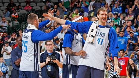 Dirk Nowitzki von den Dallas Mavericks