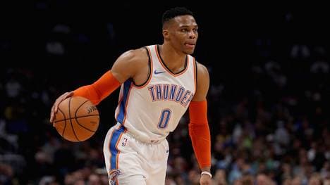 Russell Westbrook hat im Spiel gegen die Mavericks ein Triple-Double aufgelegt