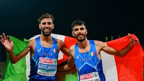 Abdelwahed (l.) wurde positiv auf Meldonium getestet