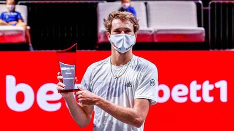 Alexander Zverev feierte in Köln einen souveränen Finalerfolg gegen Felix Auger-Aliassime