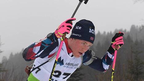 Norwegens Biathlon-Jungstar Martin Uldal hat seinen ersten Weltcupsieg gefeiert