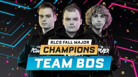 RLCS 2021-22 Fall Split Major Champions: Team BDS