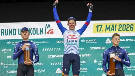 Laurence Pithie jubelt in Köln 