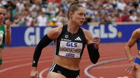 Gina Lückenkemper lief bereits im vergangenen Jahr in Dresden