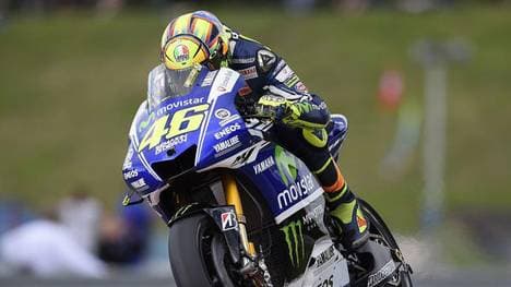 Valentino Rossi wurde in Brünn hinter Dani Pedrosa und Jorge Lorenzo Dritter
