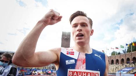 Karsten Warholm verpasste den Weltrekord über 400 Meter Hürden nur knapp