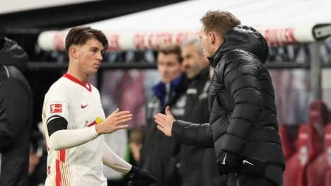 Julian Nagelsmann trainierte Lazar Samardzic bei RB Leipzig