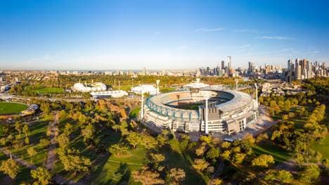 Im Melbourne Cricket Ground wird gespielt