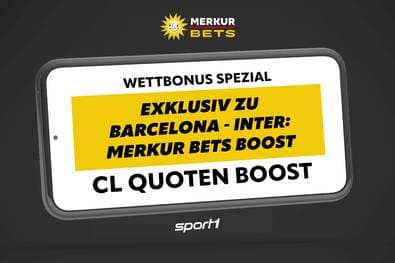 Champions League Barca - Inter: Bonus & Quotenboost bei Merkur Bets 