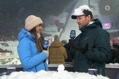Kuriose Szenen um Hannawald und Wagner